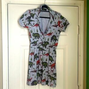 Dinosaur print dress size 12
